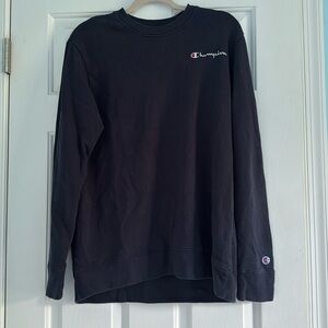 Navy Champion Crewneck Sweatshirt. Size M.
